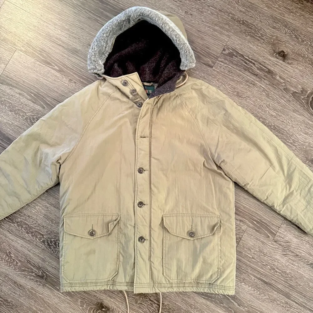 J. Crew Vintage Oarsman Hooded jacket